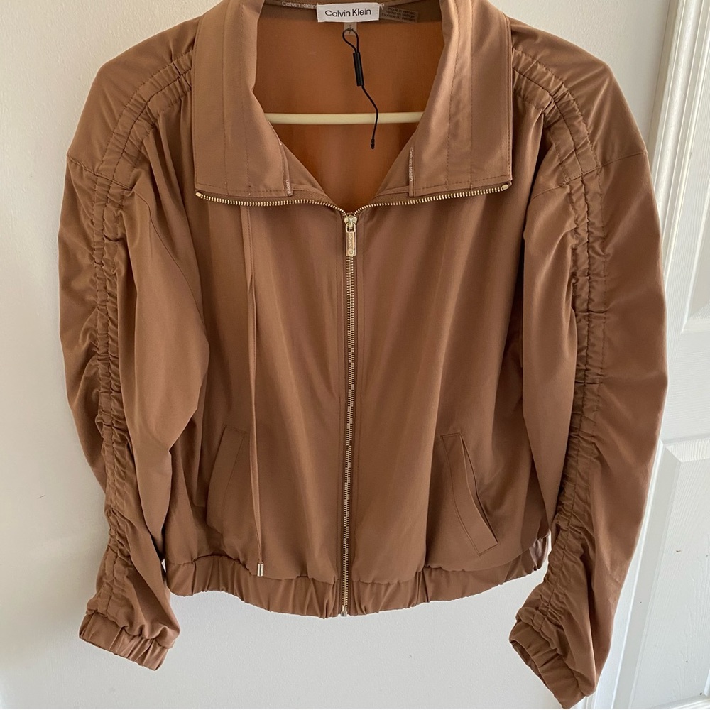 Calvin Klein zip up bomber jacket
